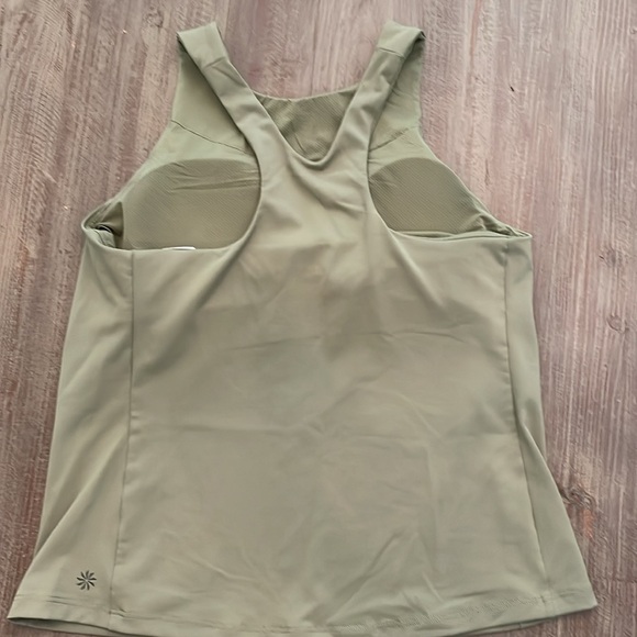 Athleta eucalyptus olive support tank top. Excellent condition.  size medium. - Picture 4 of 8
